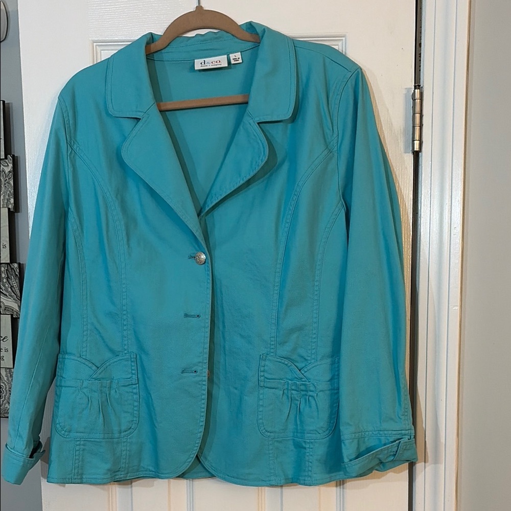 d.exterior Teal Women’s Blazer Jacket